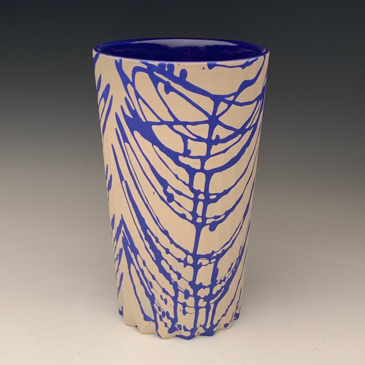 22oz. Blue and White Tumbler (second)