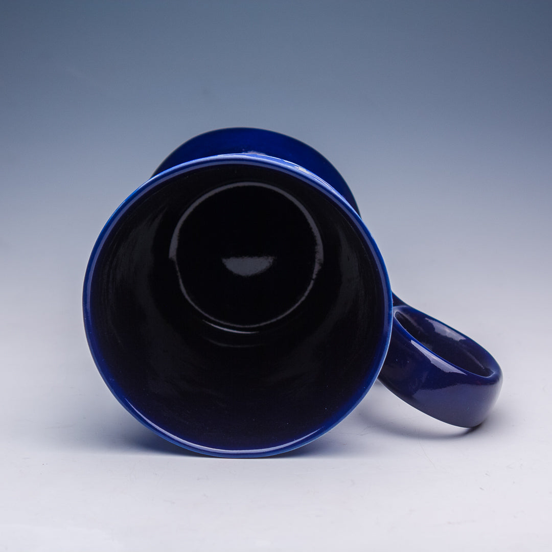 16oz. Blue and White Swirl Mug