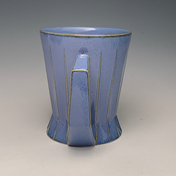 Variegated Blue Ridged Mug