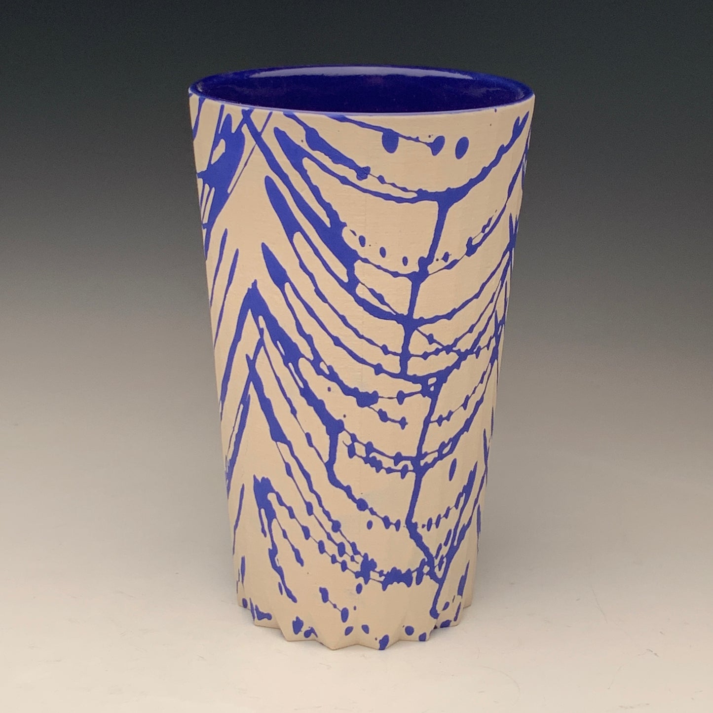 22oz. Blue and White Tumbler (second)