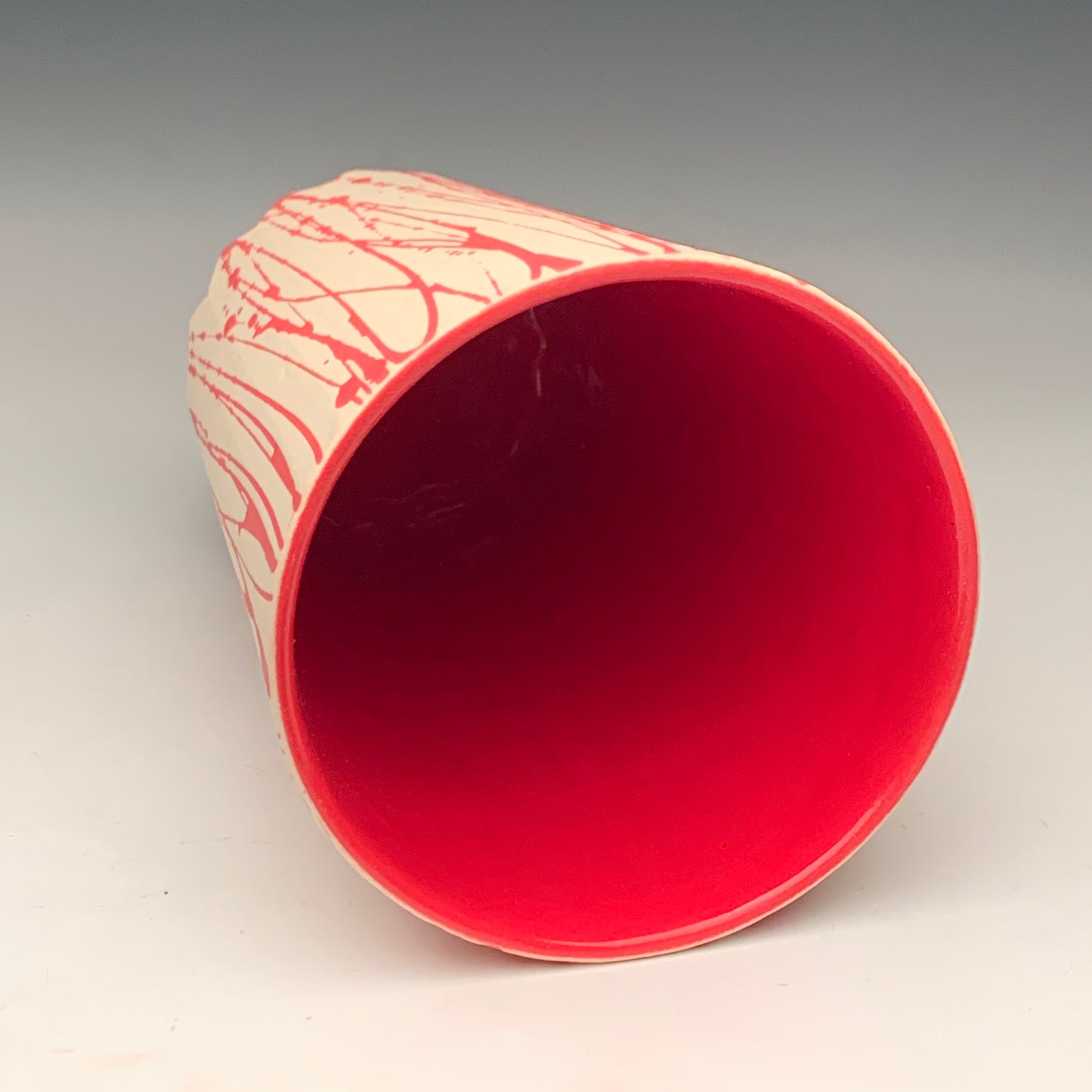 22oz. Red and White Tumbler (second)
