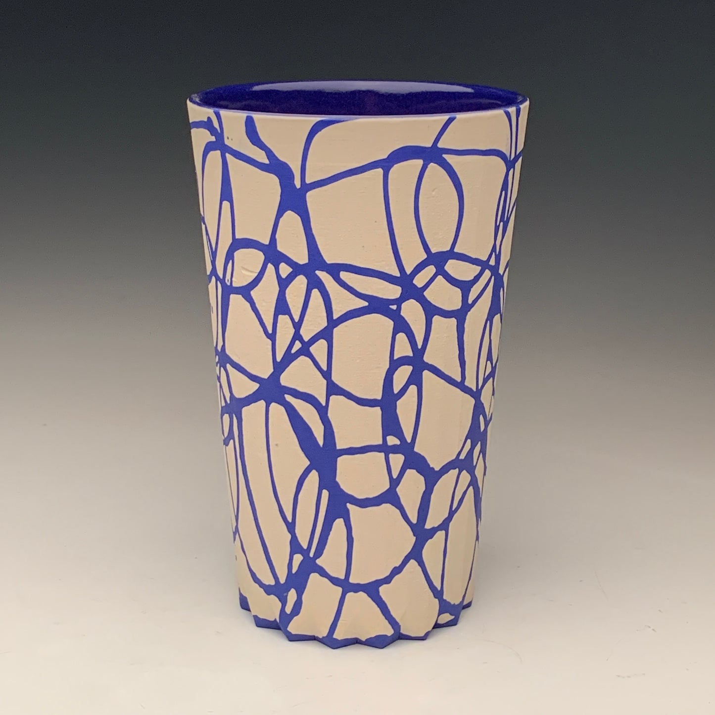 22oz. Blue and White Tumbler (second)
