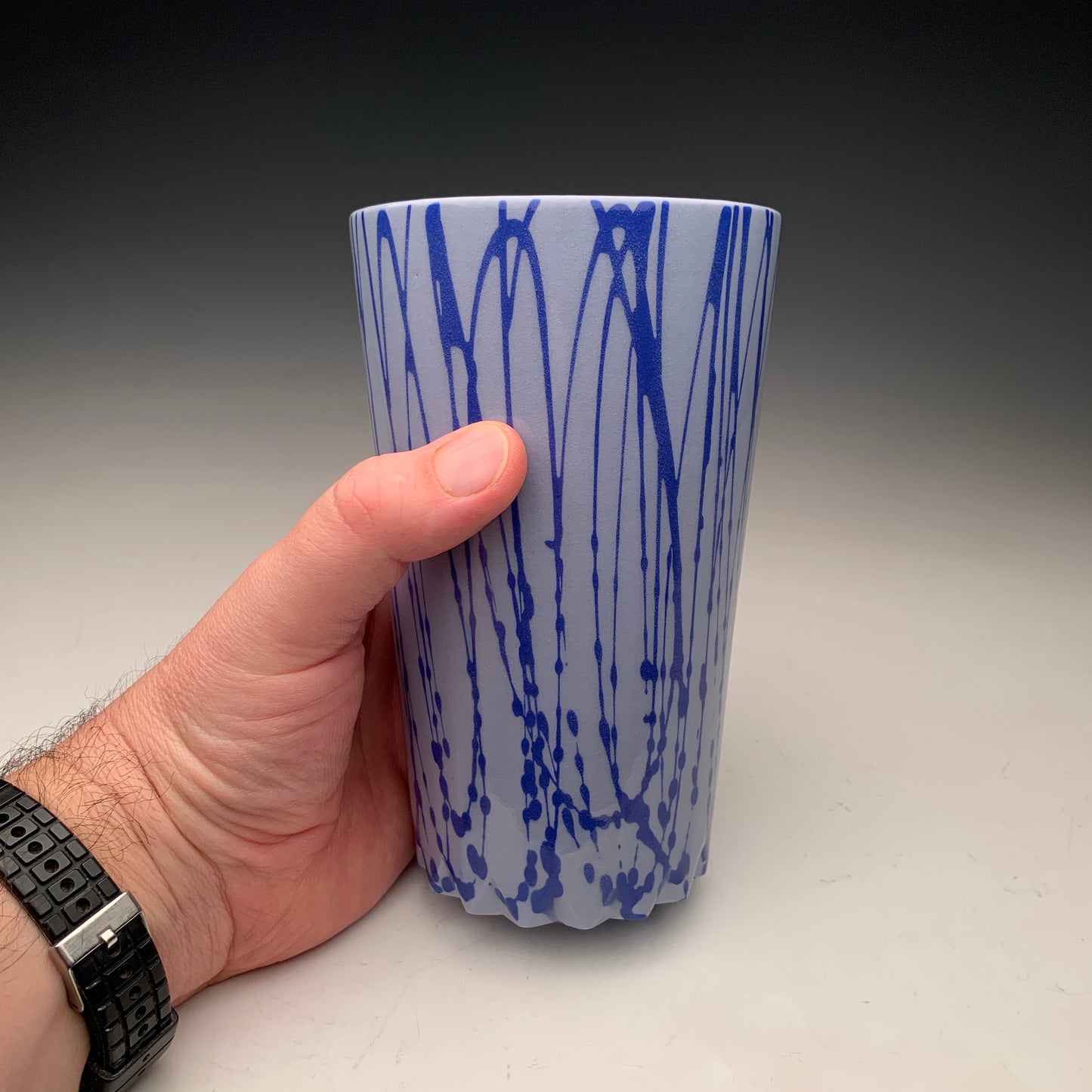 22oz. Blue on Blue Tumbler
