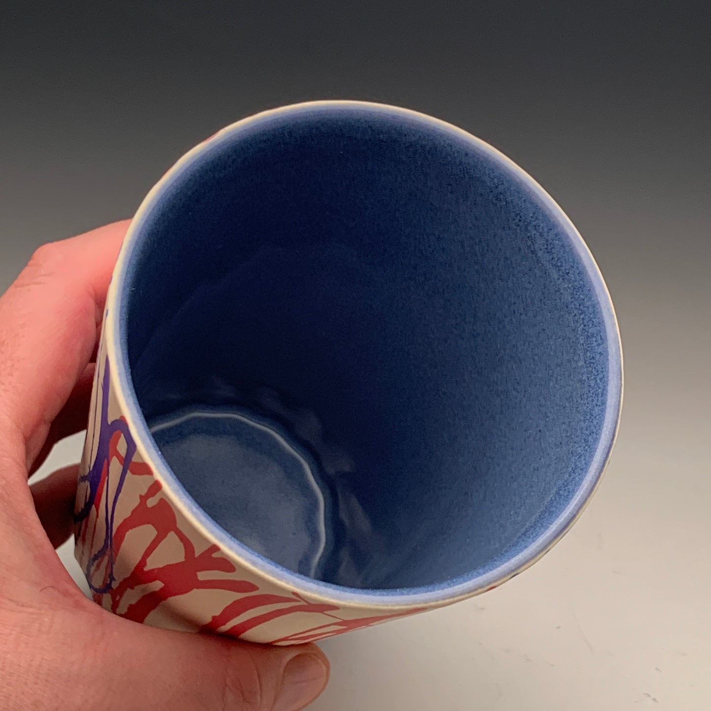 22oz. Blue and Red Tumbler (second)