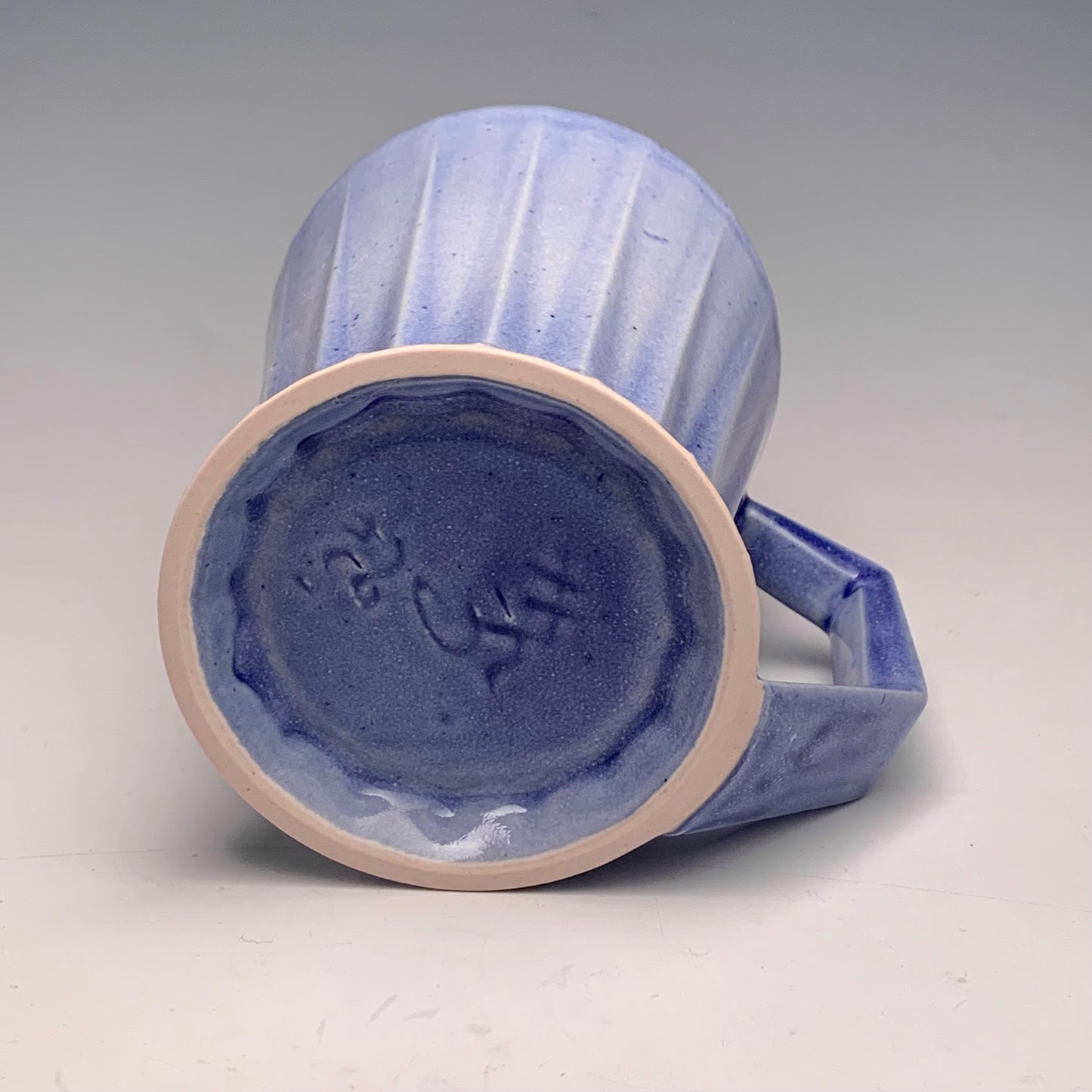 Blue/Purple Ridged Mug