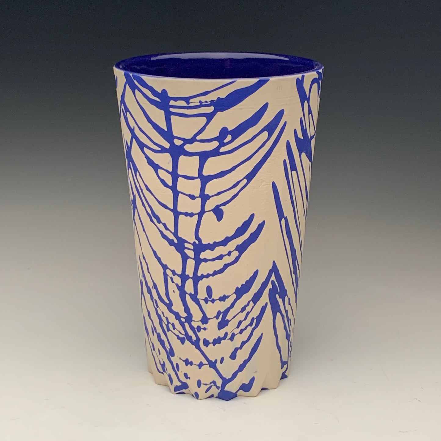 22oz. Blue  and White Tumbler (second)