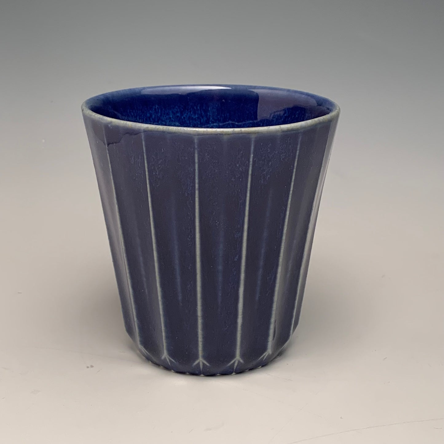 Blue Ridged Cup