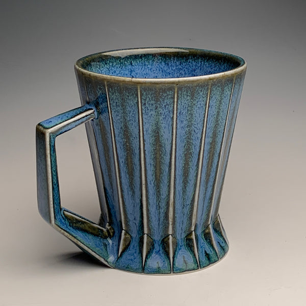 Mottled Blue Mug