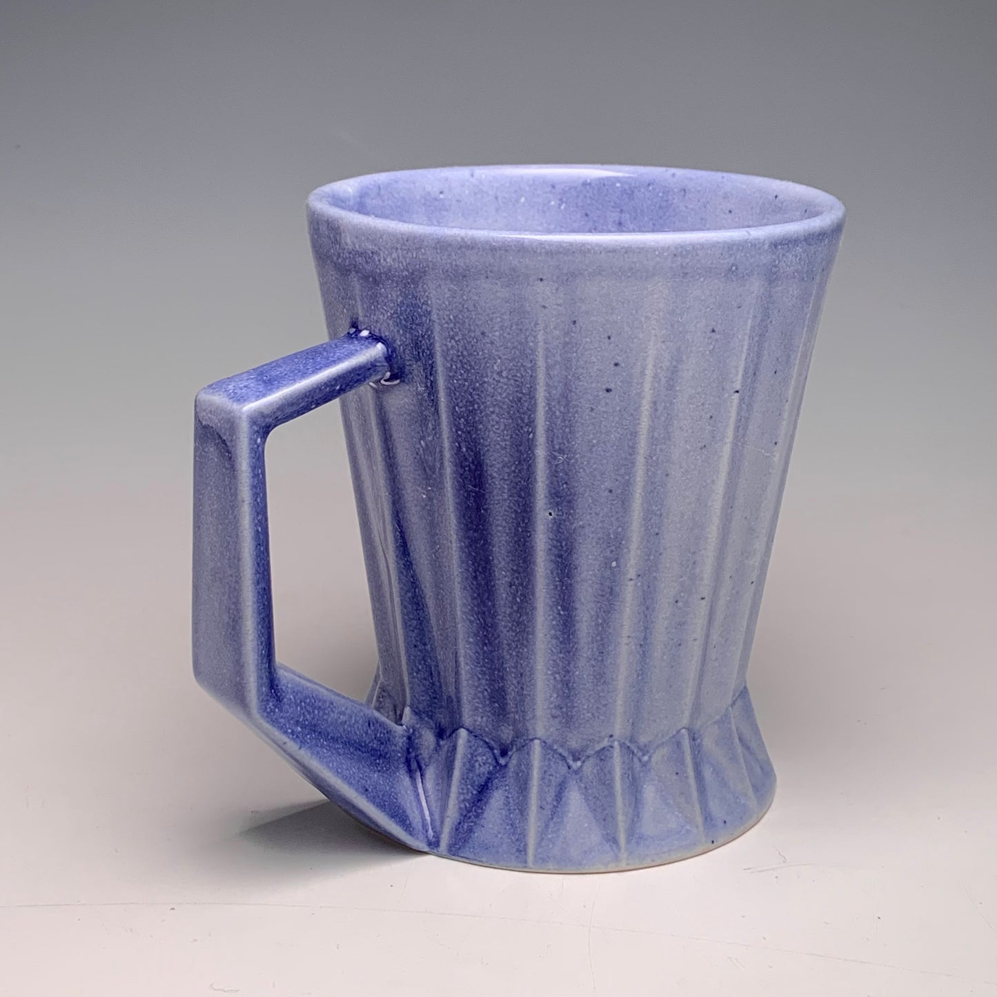 Blue/Purple Ridged Mug