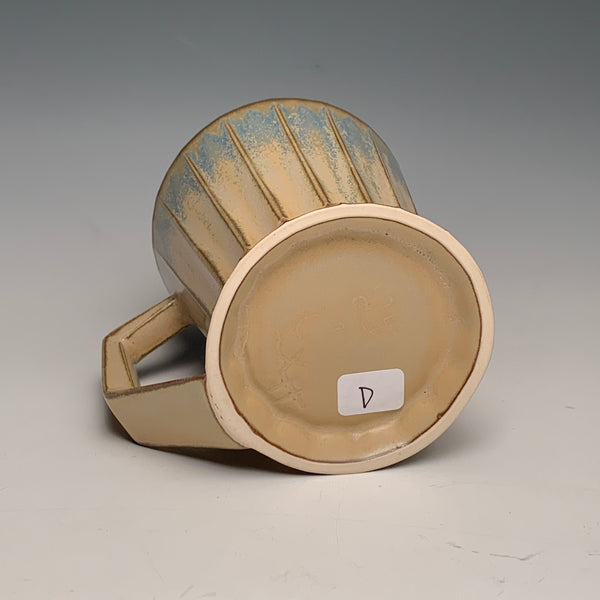 Variegated Tan Ridged Mug