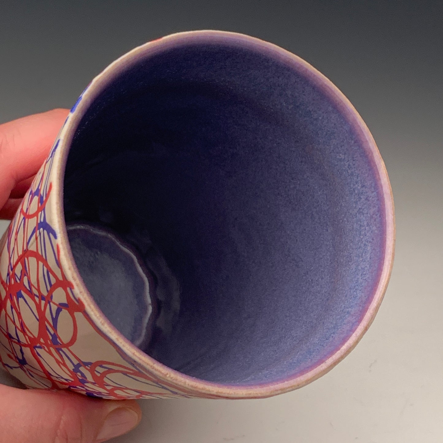 22oz. Blue and Red Tumbler (second)