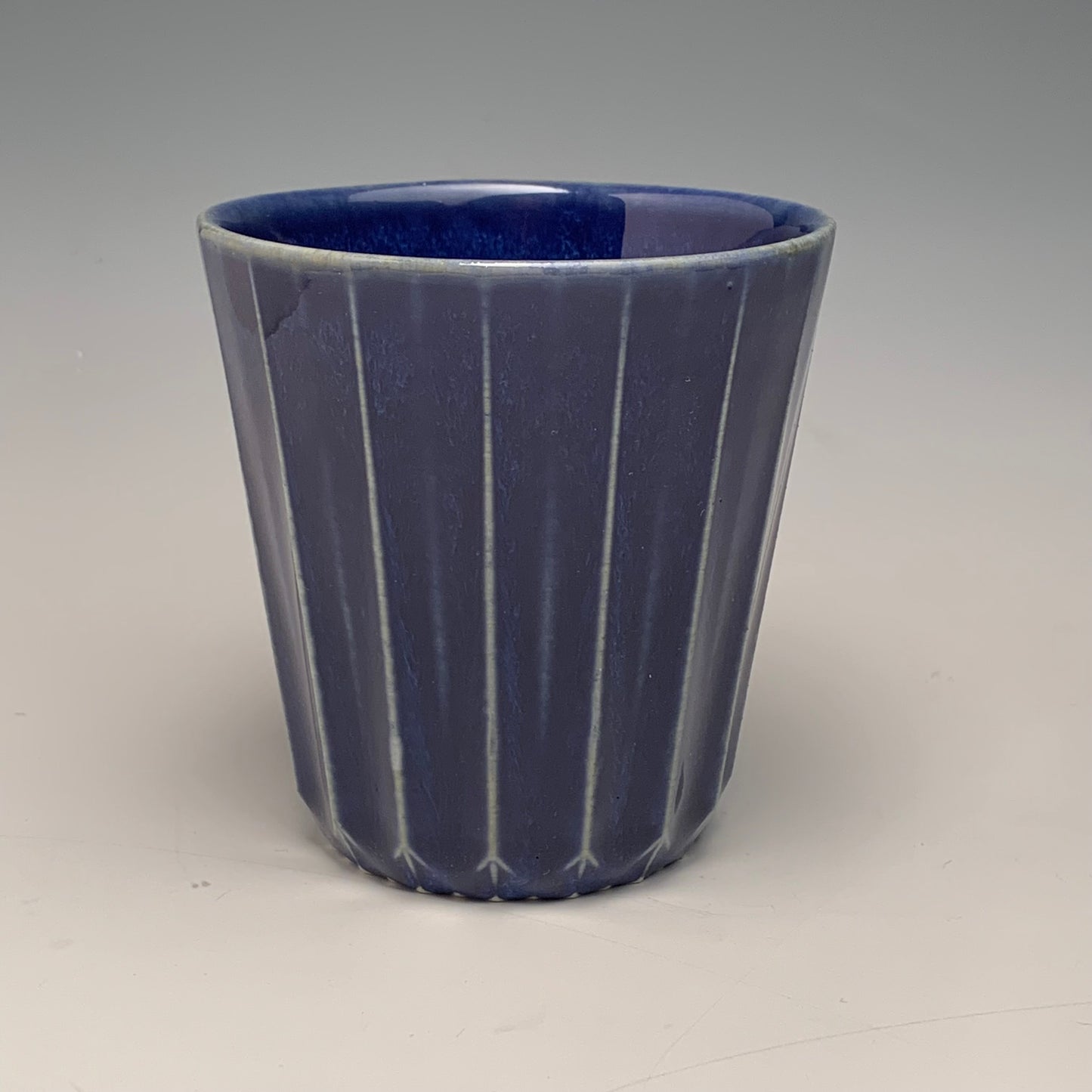 Blue Ridged Cup