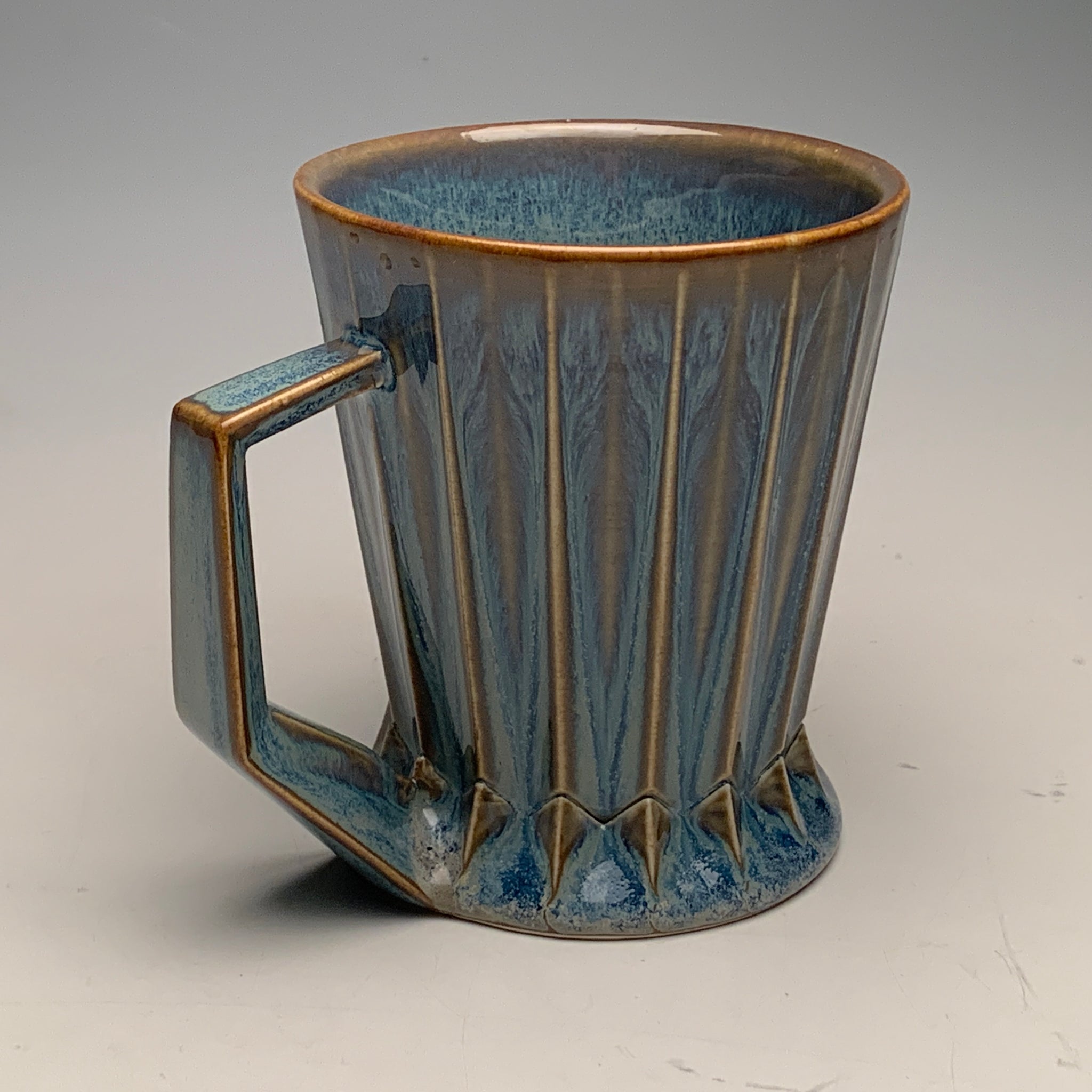 Blue and Brown Mug