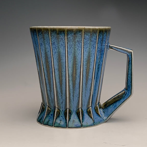 Mottled Blue Mug