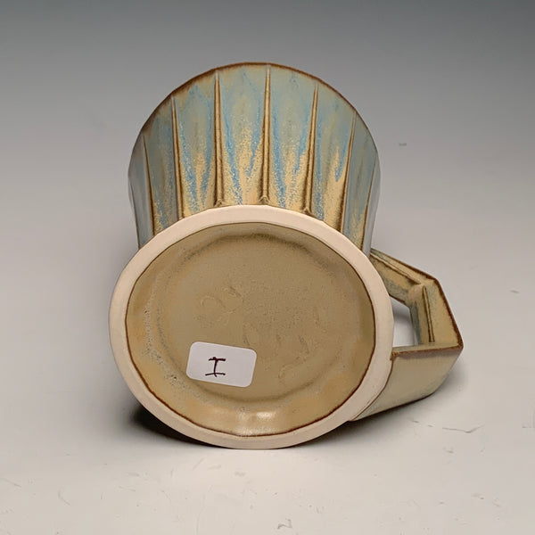 Variegated Tan Ridged Mug