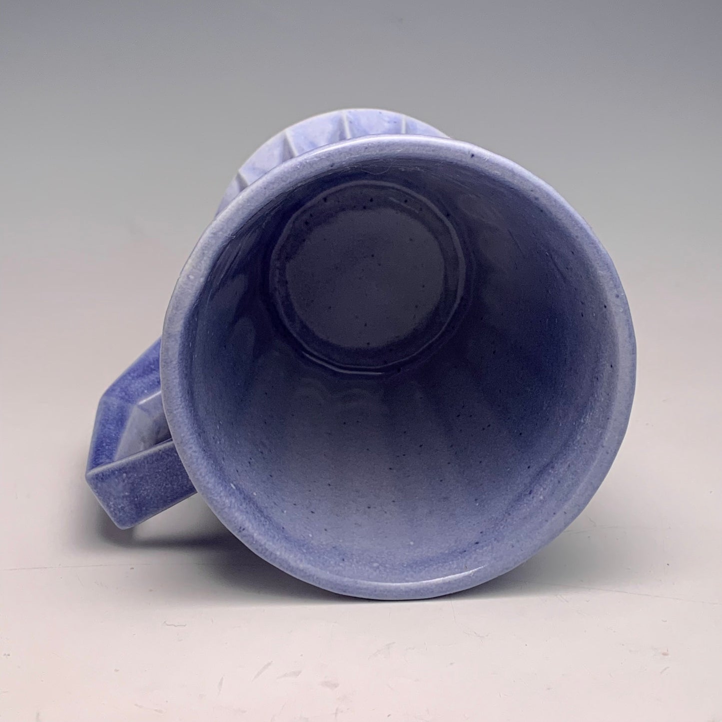 Blue/Purple Ridged Mug