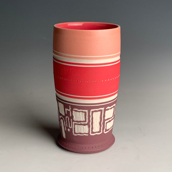“Today" Series Purple, Pink, and Red Tumbler