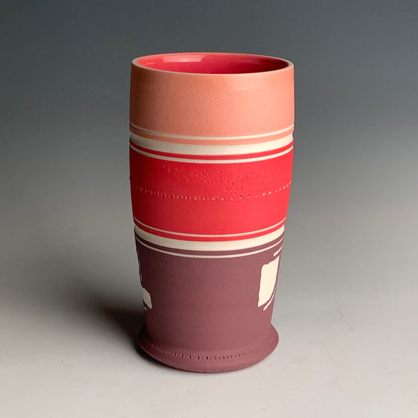 “Today" Series Purple, Pink, and Red Tumbler