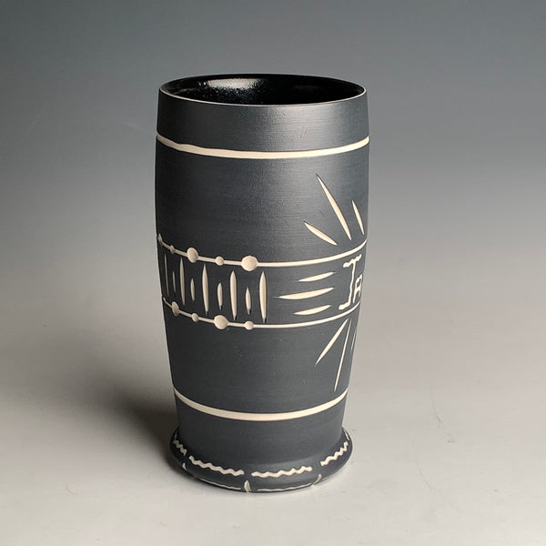 “Today” Series Black and White Tumbler