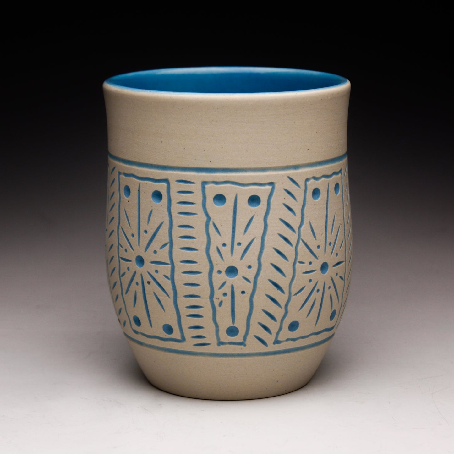 Carved and Inlaid Cup