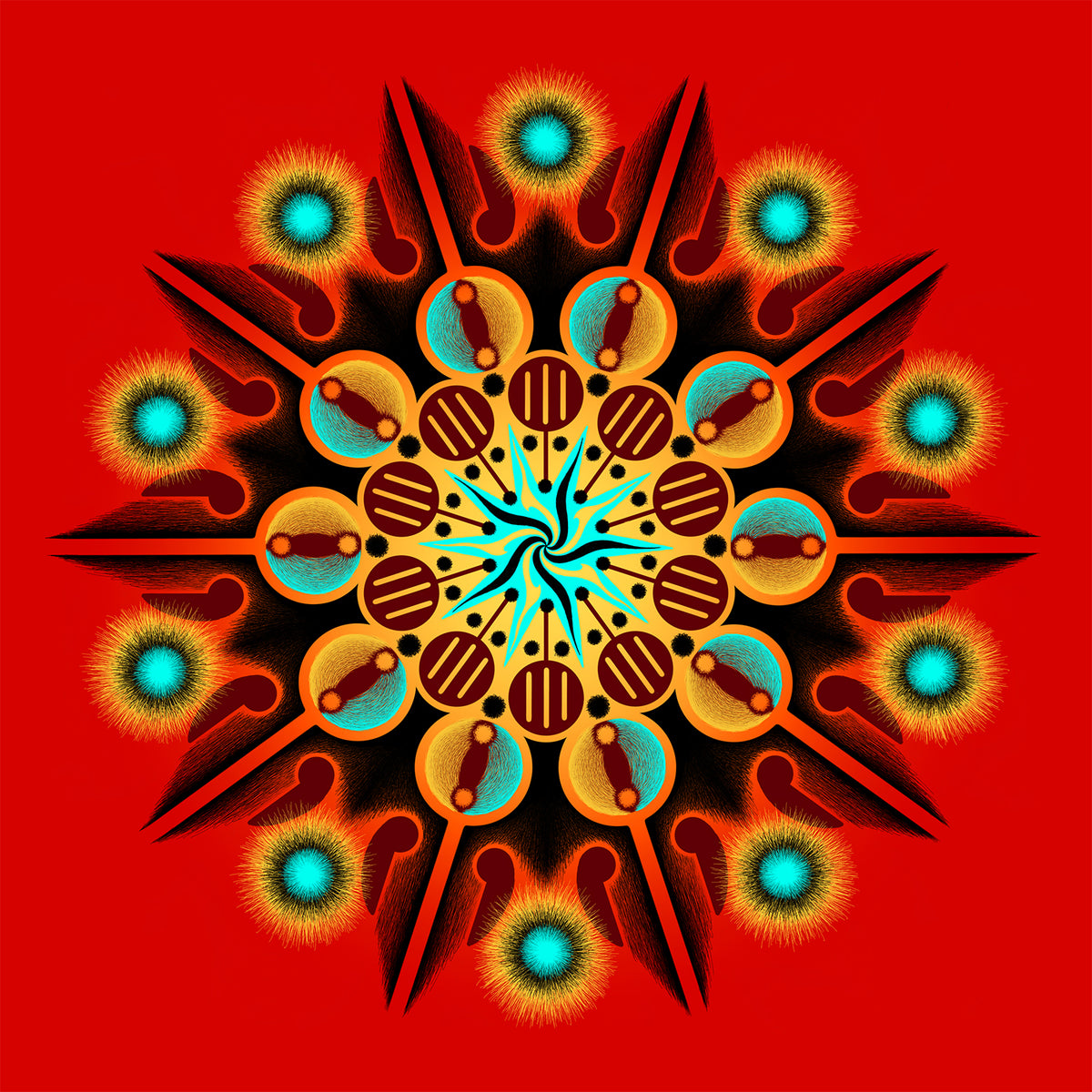 Radial Drawings