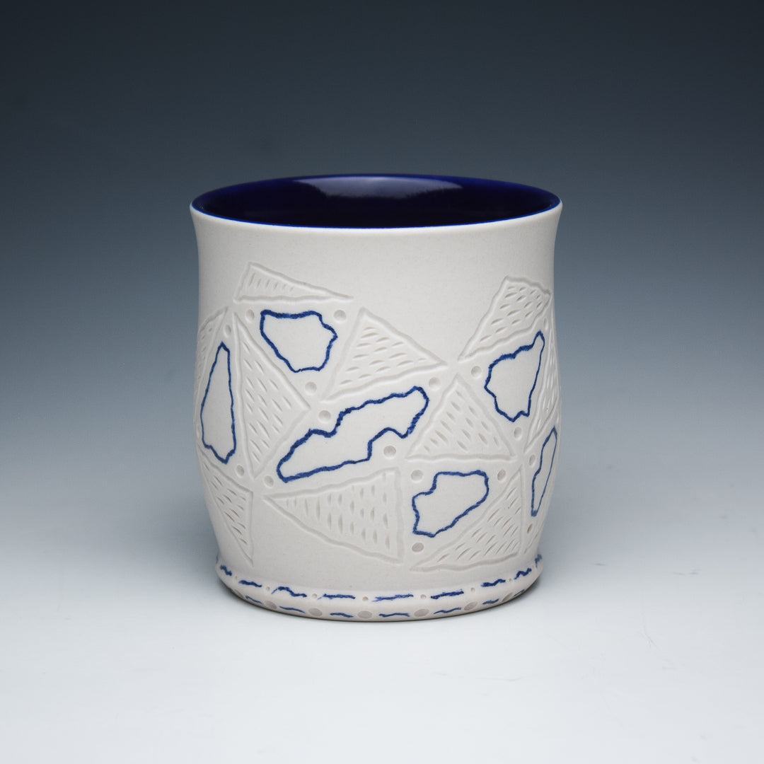 Cobalt Blue Porcelain Cup