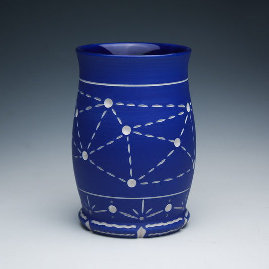 Dots and Dashes Porcelain Cup